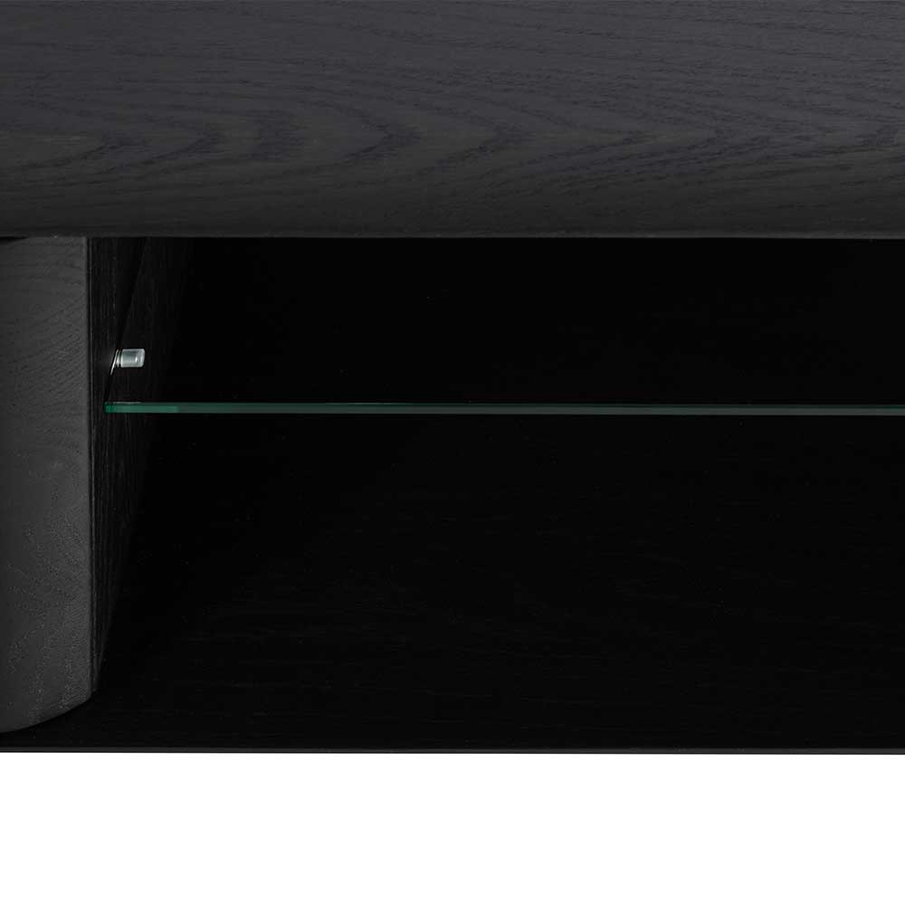 Schwarz geöltes TV Board aus Eiche - Vlotho