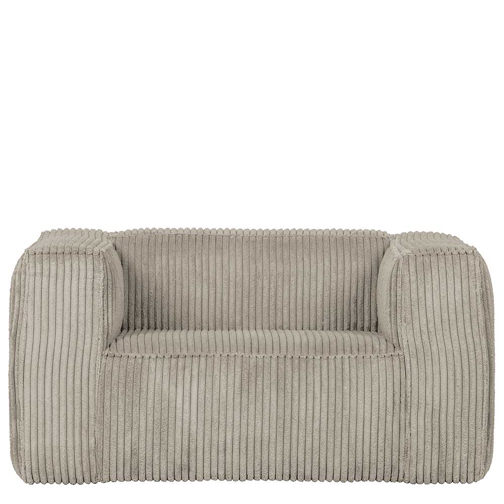 Trendiger Cordsessel in Beige - Setmora