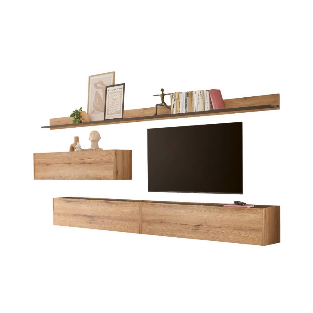 Hängende TV Anbauwand Set - Colomania (fünfteilig)
