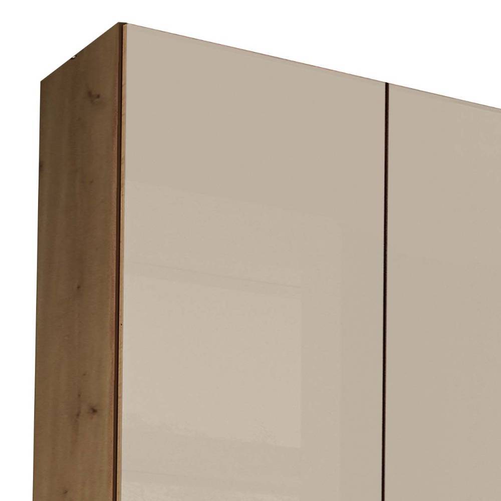 8-türiger Kleiderschrank in Champagner - Nikoba
