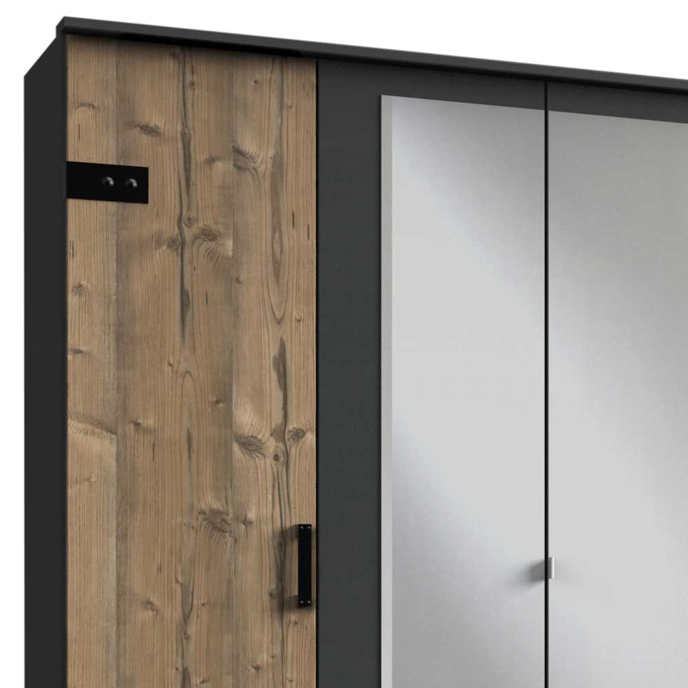 225 cm breiter Kleiderschrank modern - Ardila
