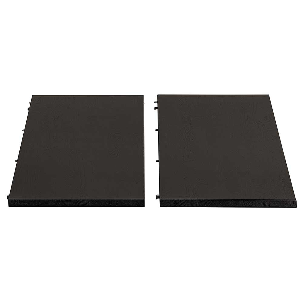 Ausziehtisch aus Eiche Massivholz in Schwarz - Cowjoy