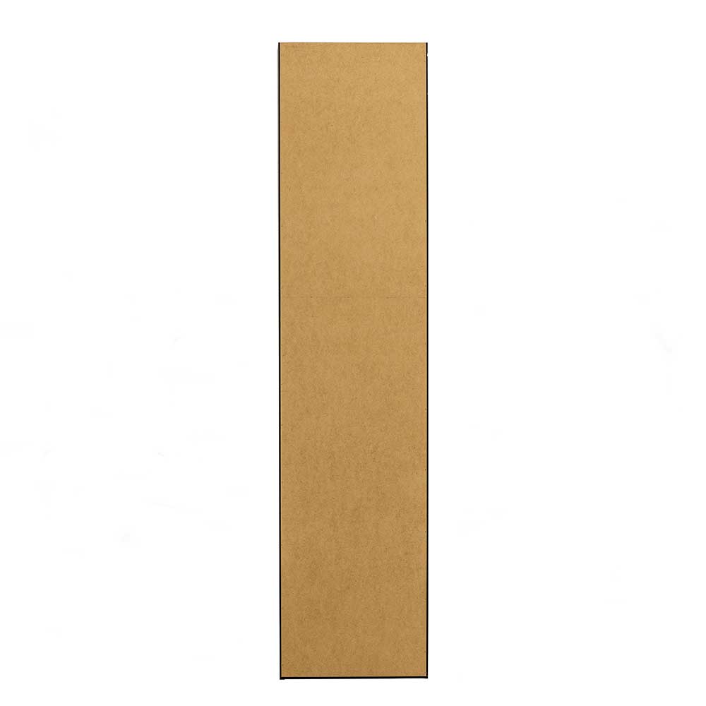 44x188x35 cm 1-türiger Schrank in Schwarz lackiert - Riley