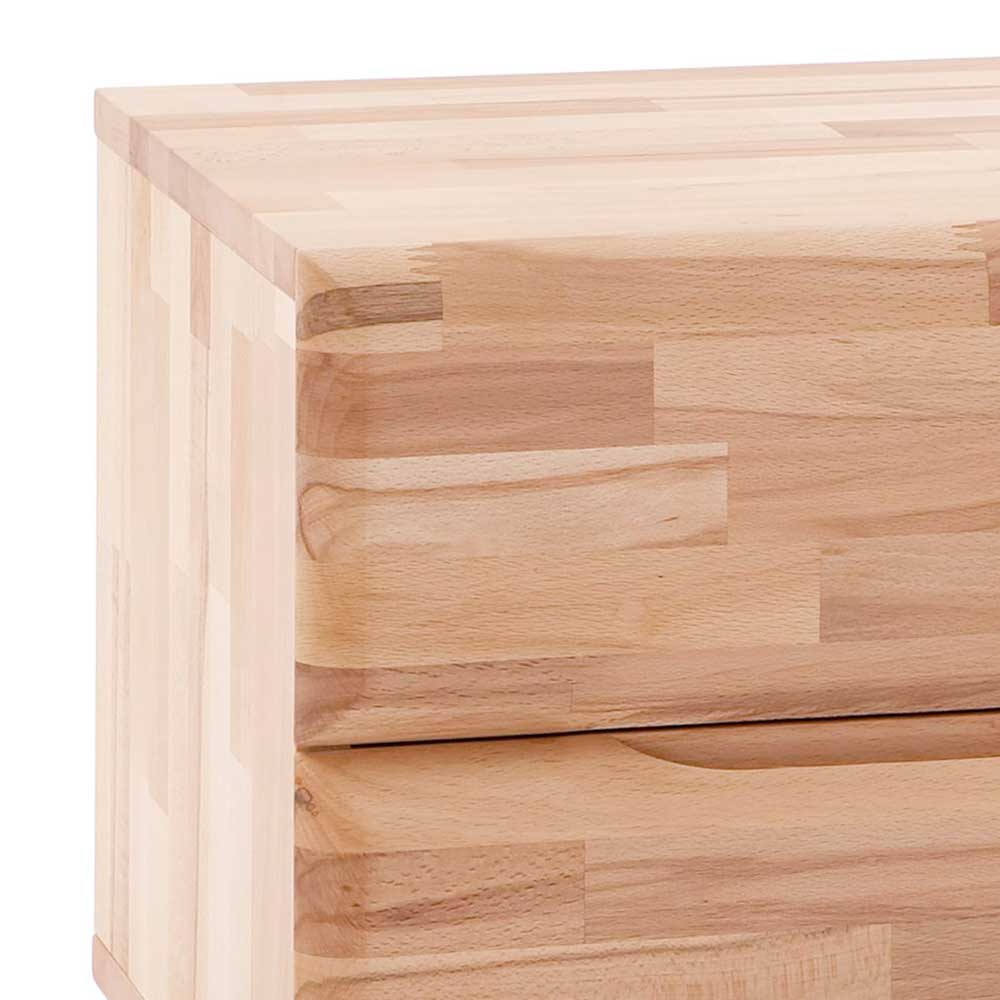 Schubladen Nachtschrank Noemi aus Kernbuche