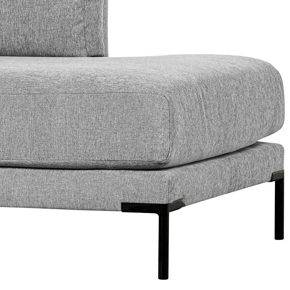 Modulares Sofa Lounge links in Hellgrau - Horedion