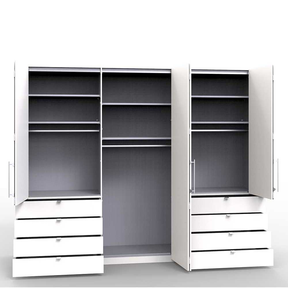 Moderner Kombikleiderschrank 3-türig - Josch