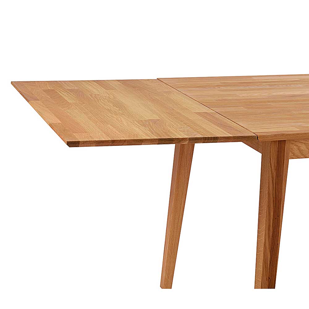 Ansteckplatte 50 cm aus Eiche Massivholz - Number
