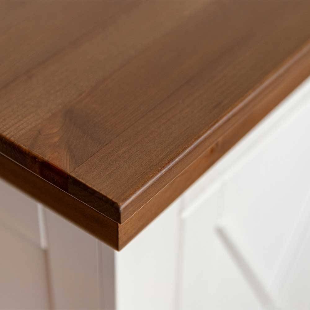 Landhaus Sideboard aus Kiefer zweifarbig - Zalya