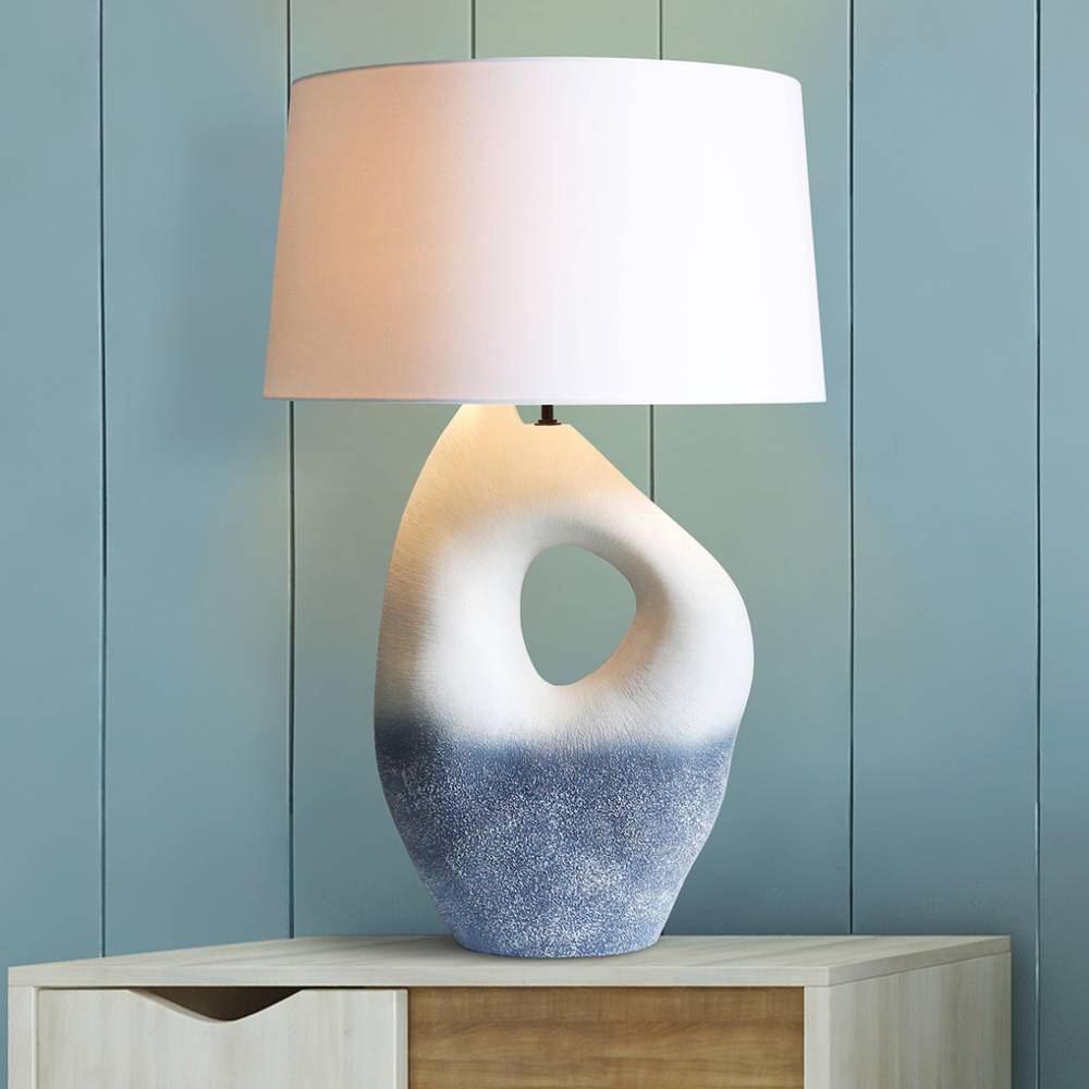 Tischlampe mit Keramikfuß - Didier