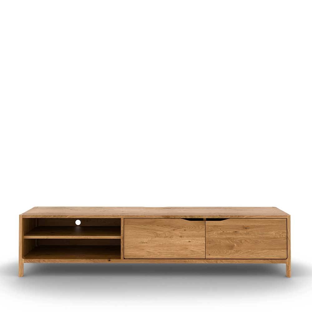 TV Lowboard aus Wildeiche Massivholz - Laida