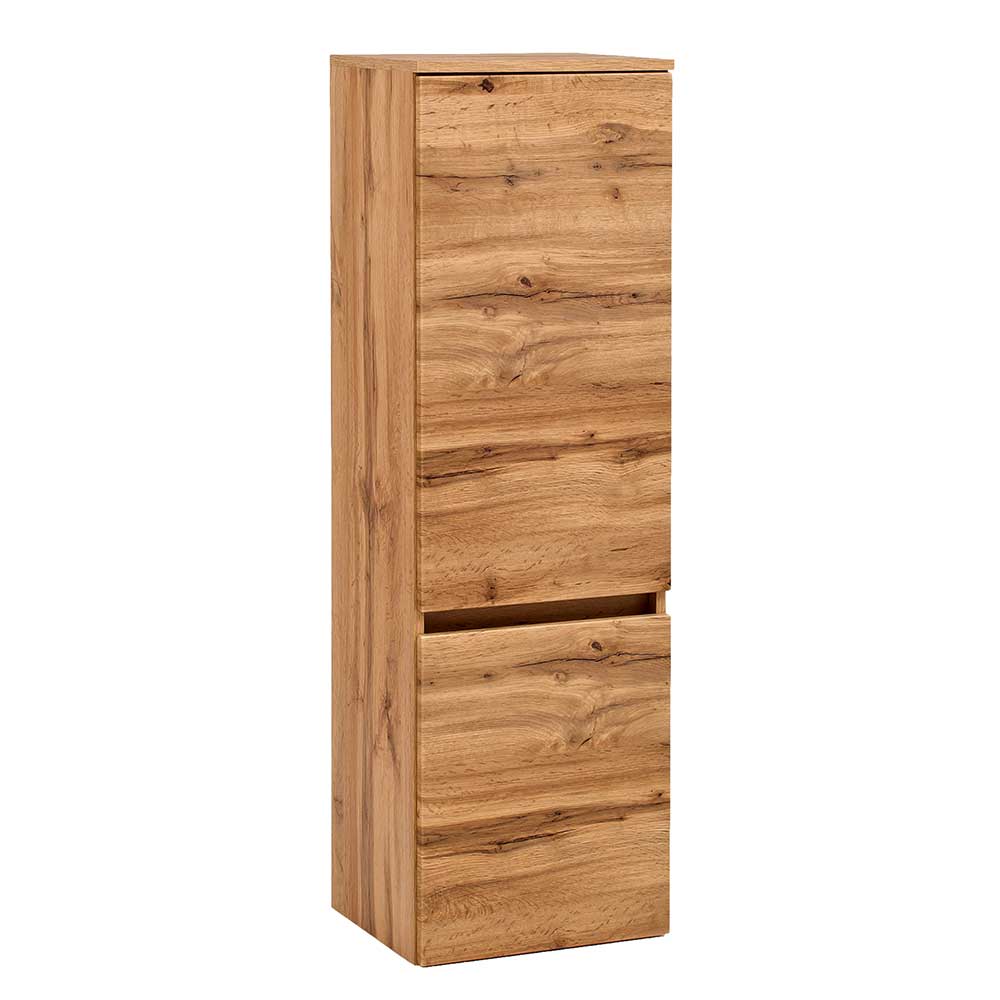 Midi Badschrank in Holzoptik Wildeiche - Drumias