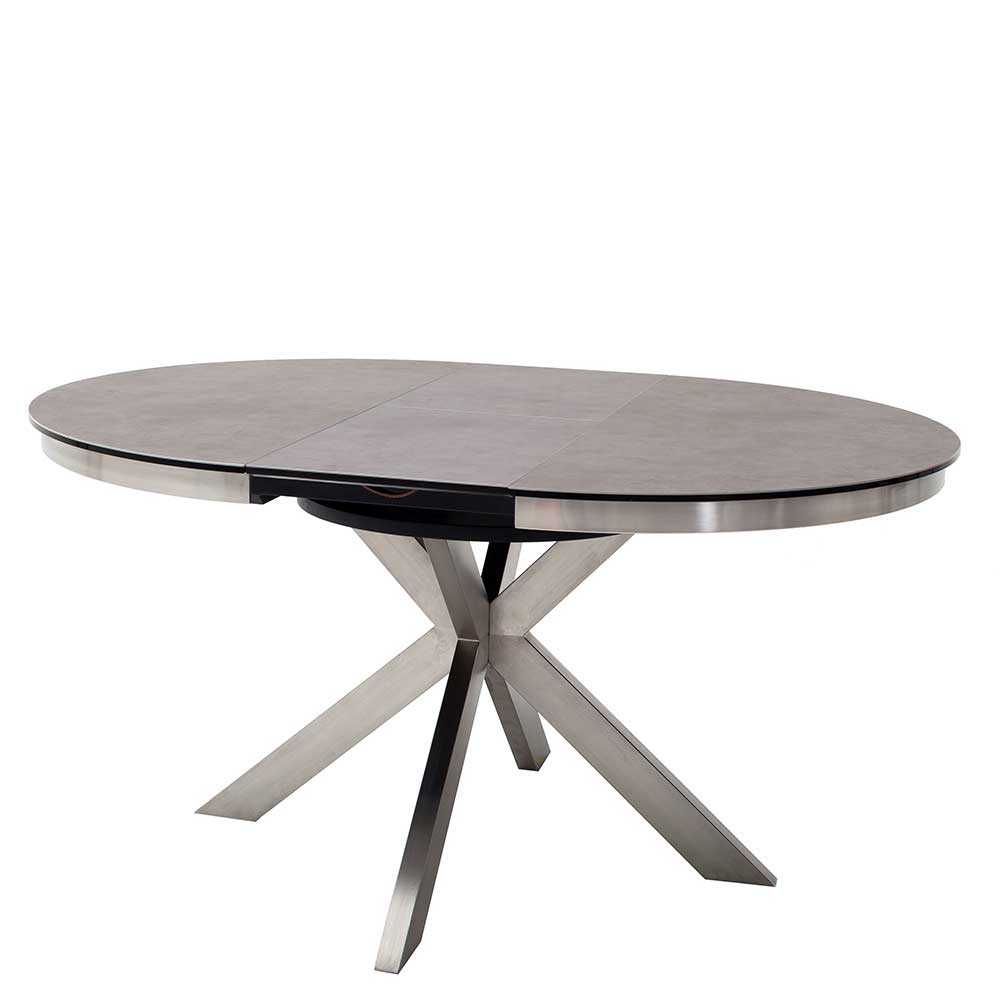 Runder Design Ausziehtisch aus Keramik - Rafu