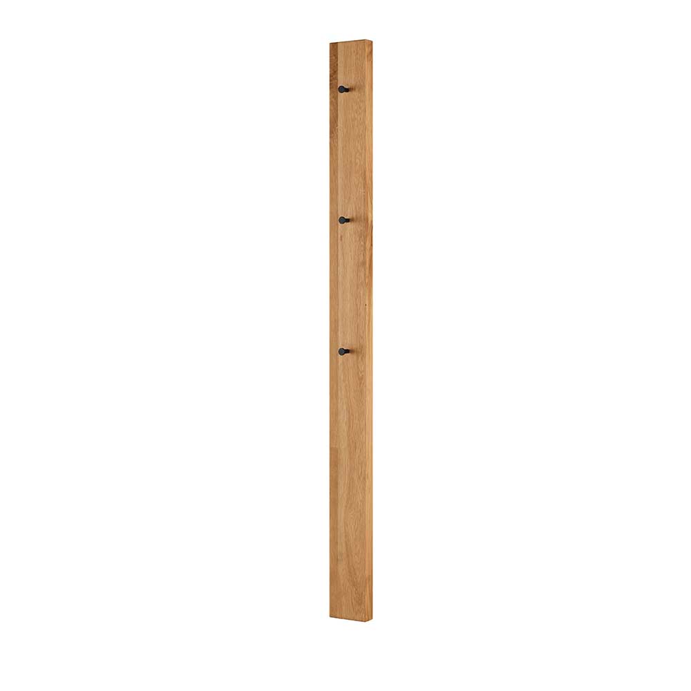 12x163x5 cm Garderobenpaneel aus Asteiche Massivholz - Sotunes