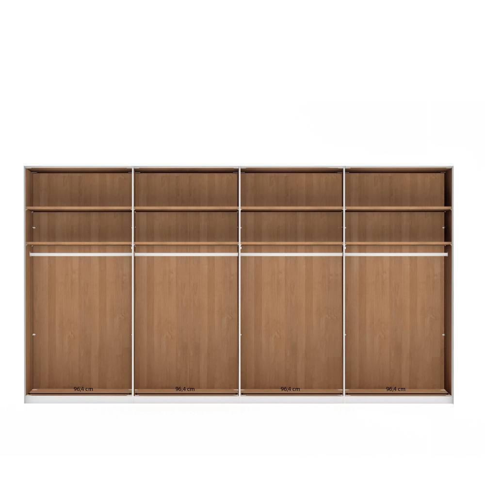 Teilmassiver Kleiderschrank mit 216 cm Höhe - Murray