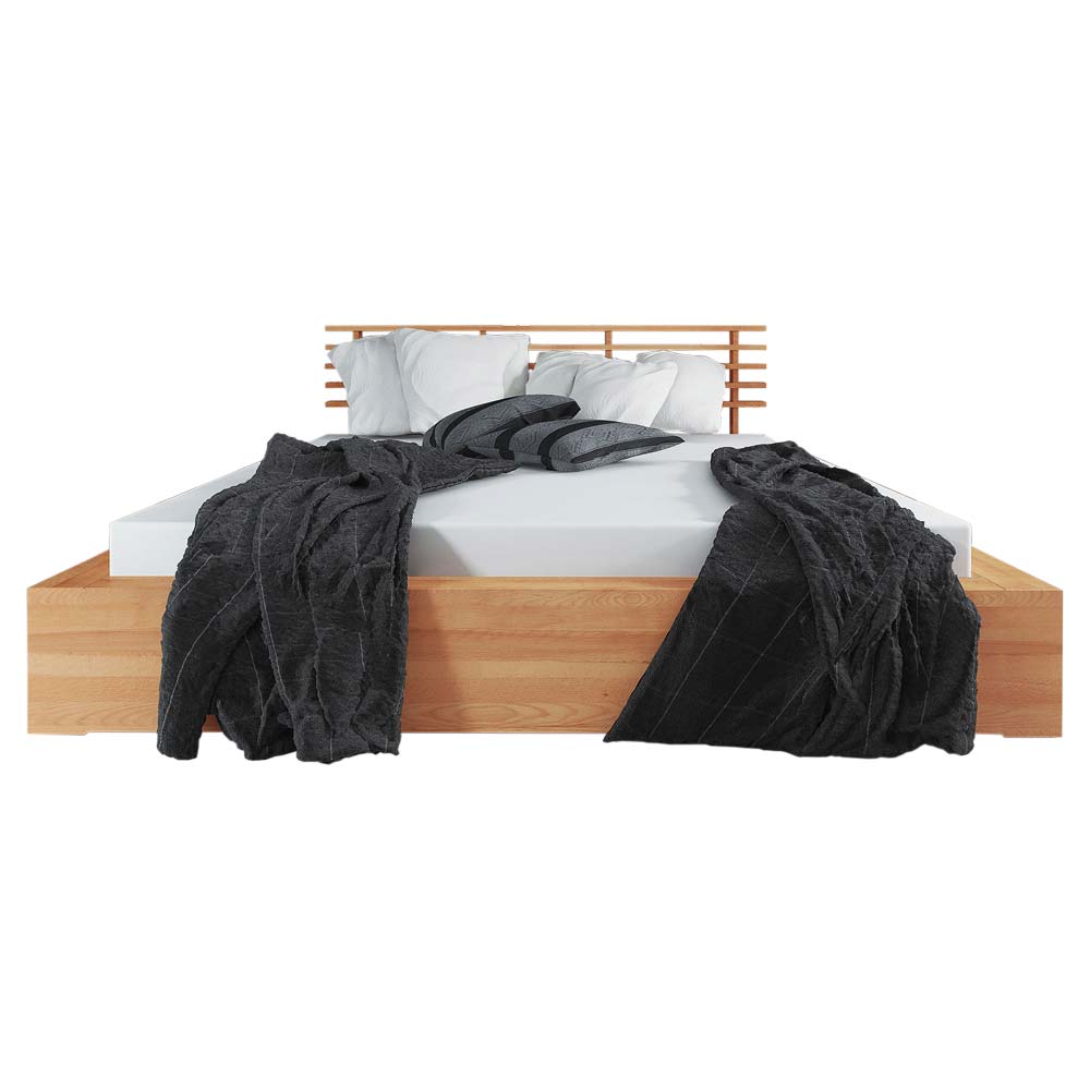 Design Futonbett Barvuda aus Kernbuche Massivholz