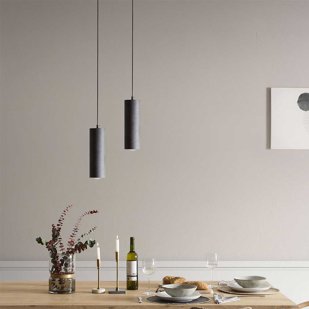 10x30x10 Moderne Hängeleuchte in Grau - Vattaru