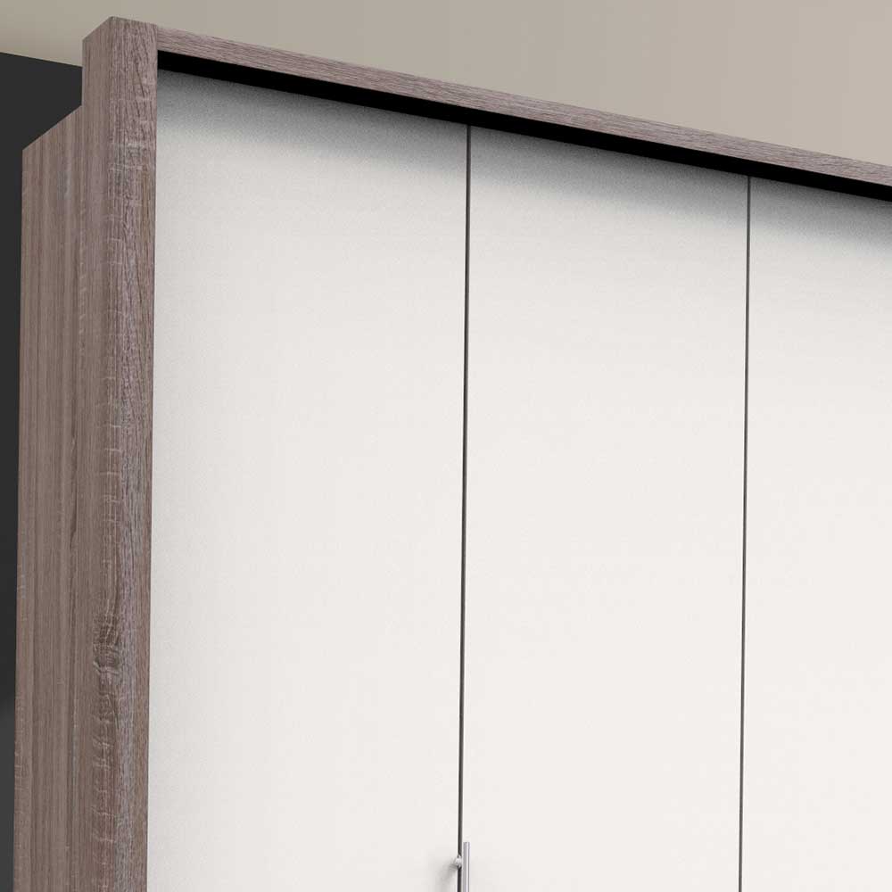 Hoher Kleiderschrank in Weiß - Tivierto