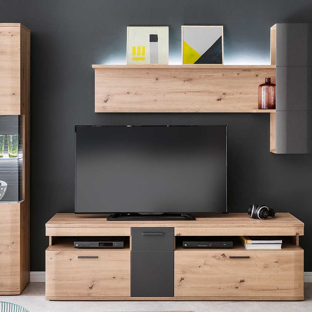 180x55x50 TV Unterschrank zweifarbig - Vecenda