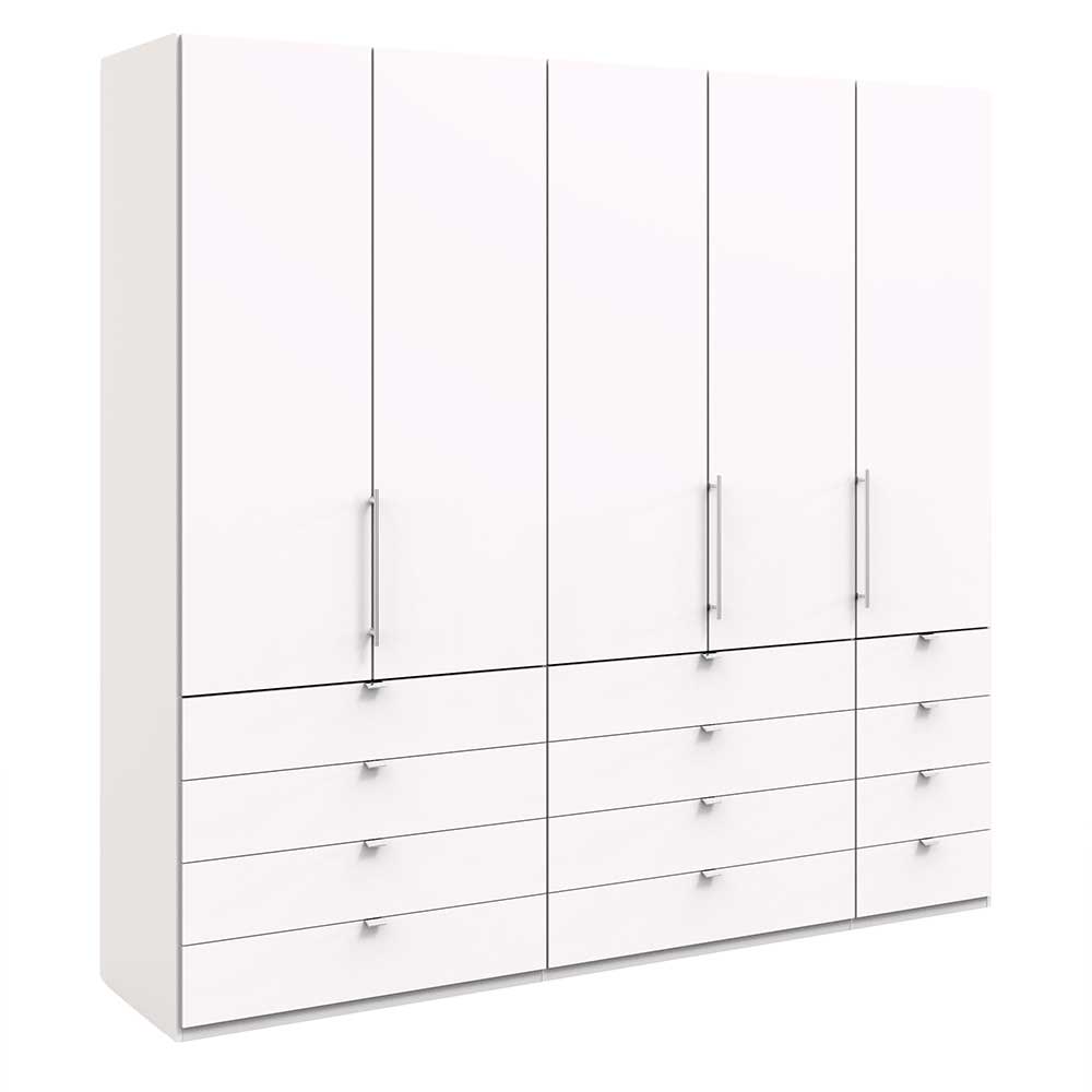 Schlafzimmer Kleiderschrank mit Metallgriffen - Donpiave