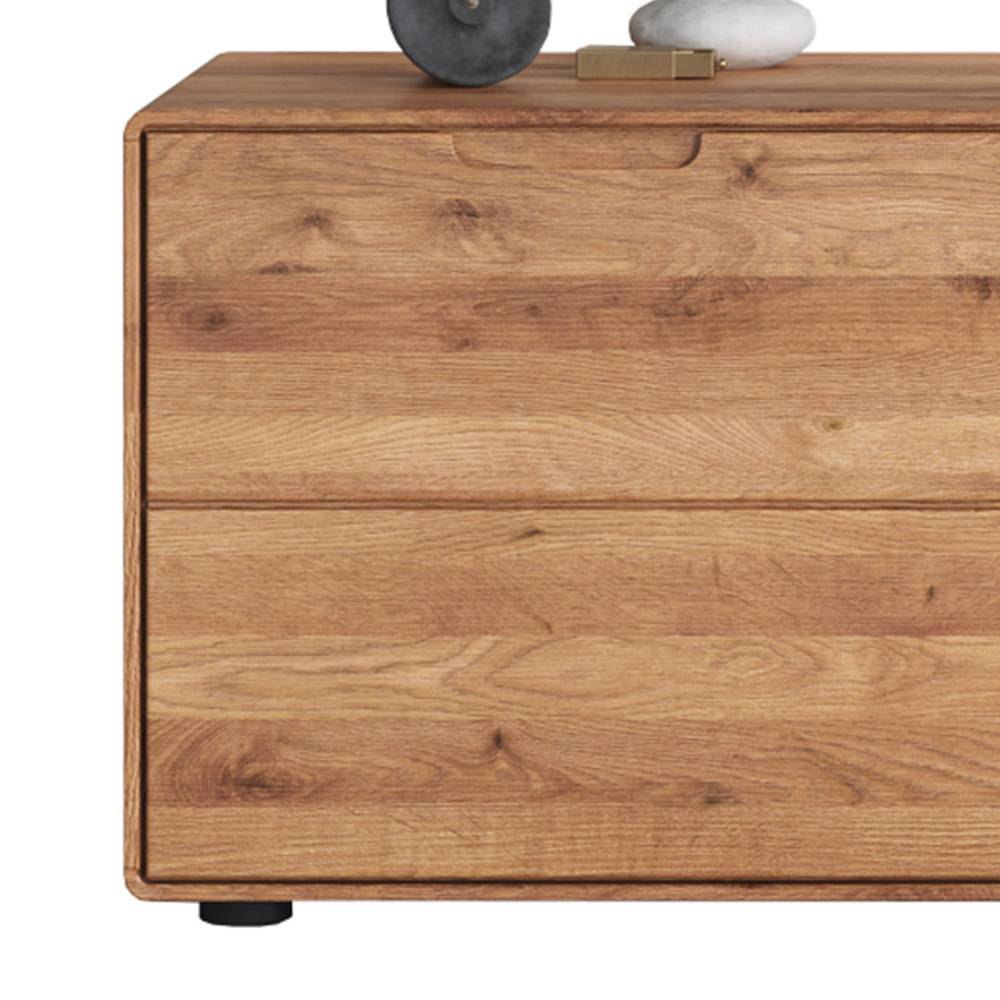 TV Lowboard aus Massivholz Wildeiche - Holiday