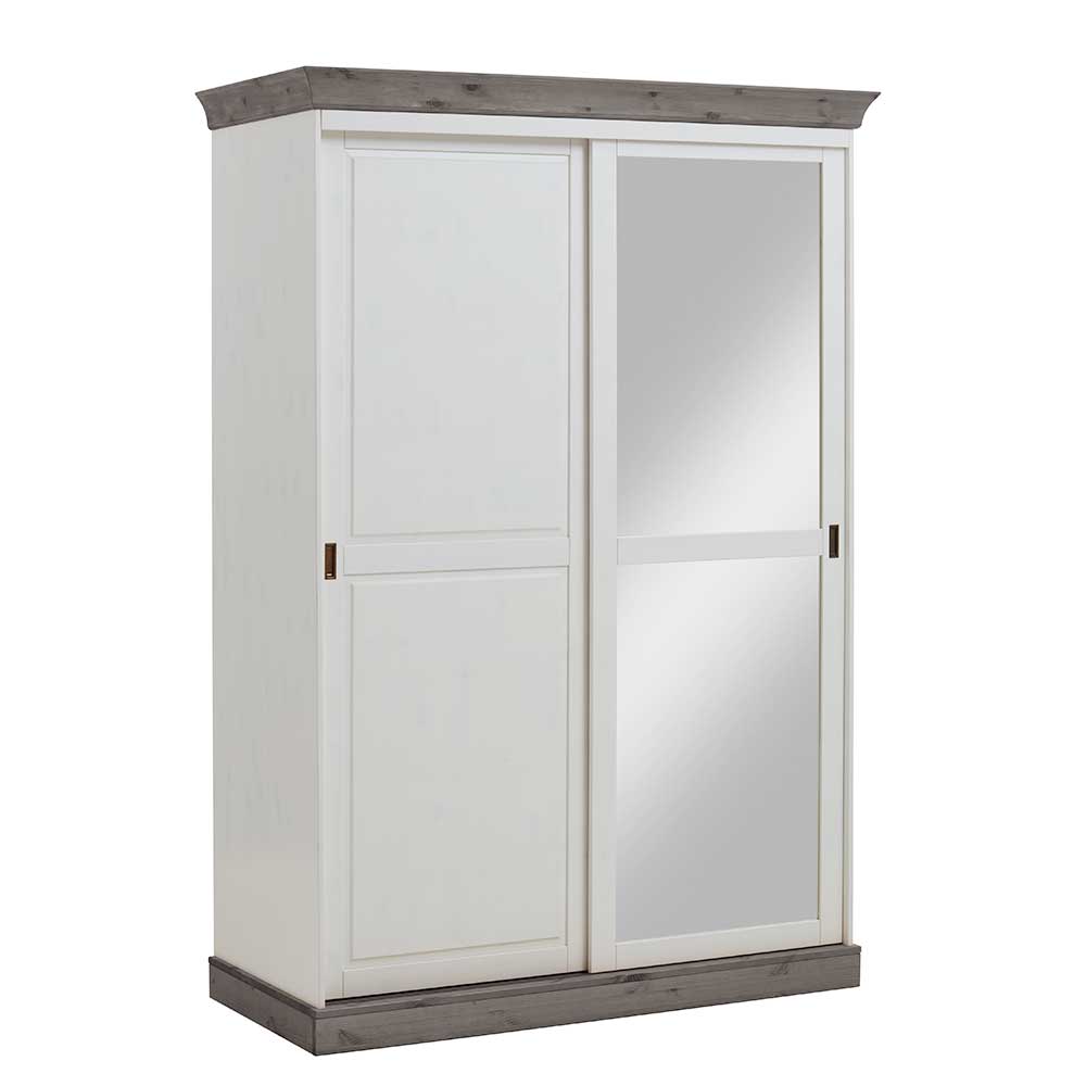 Kiefer Schlafzimmerschrank mit Schiebetüren - Mirandesca