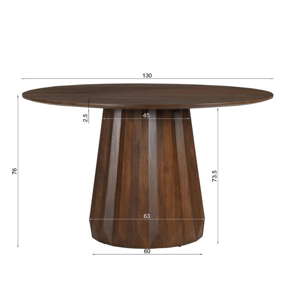 Design-Säulentisch fürs Esszimmer - Tanky