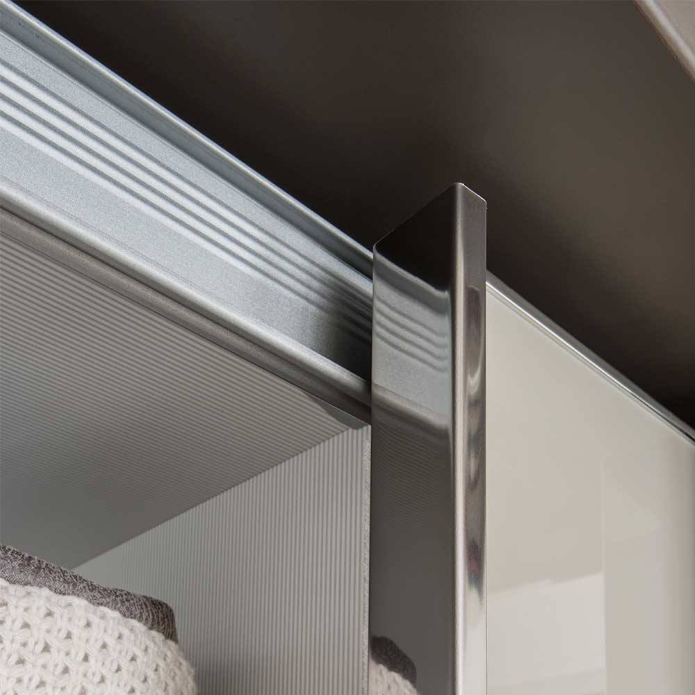 2-türiger Schiebetürenschrank mit 1 Spiegeltür - Cosima