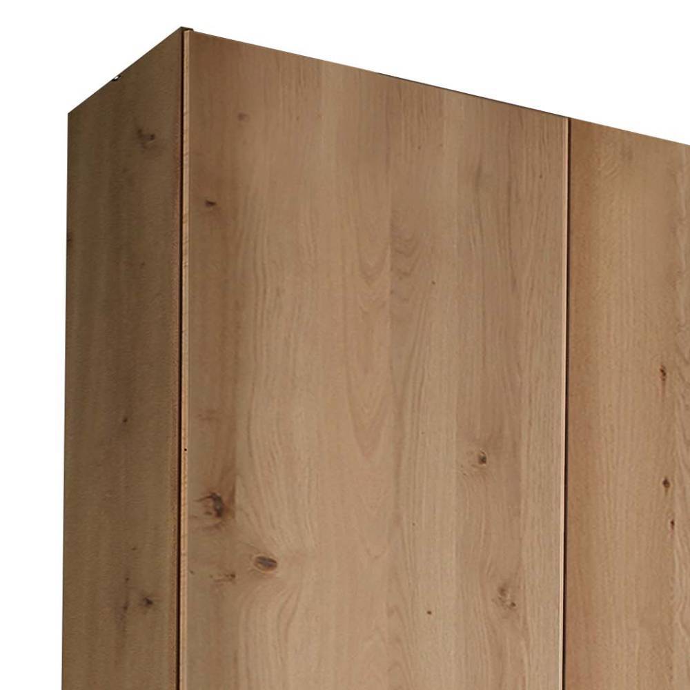 4-türiger Kleiderschrank in Eiche Bianco - Yanicas
