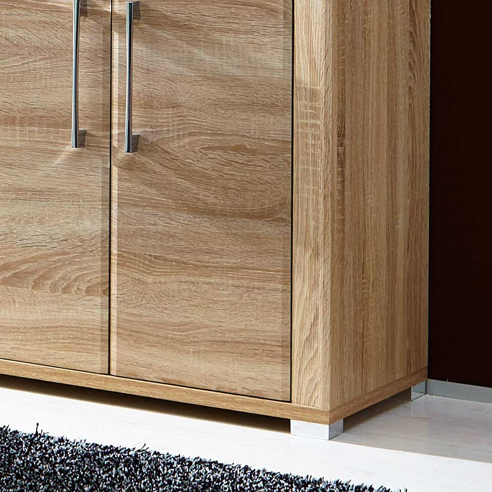 Garderoben Schuhschrank Xesta in Eiche Sonoma