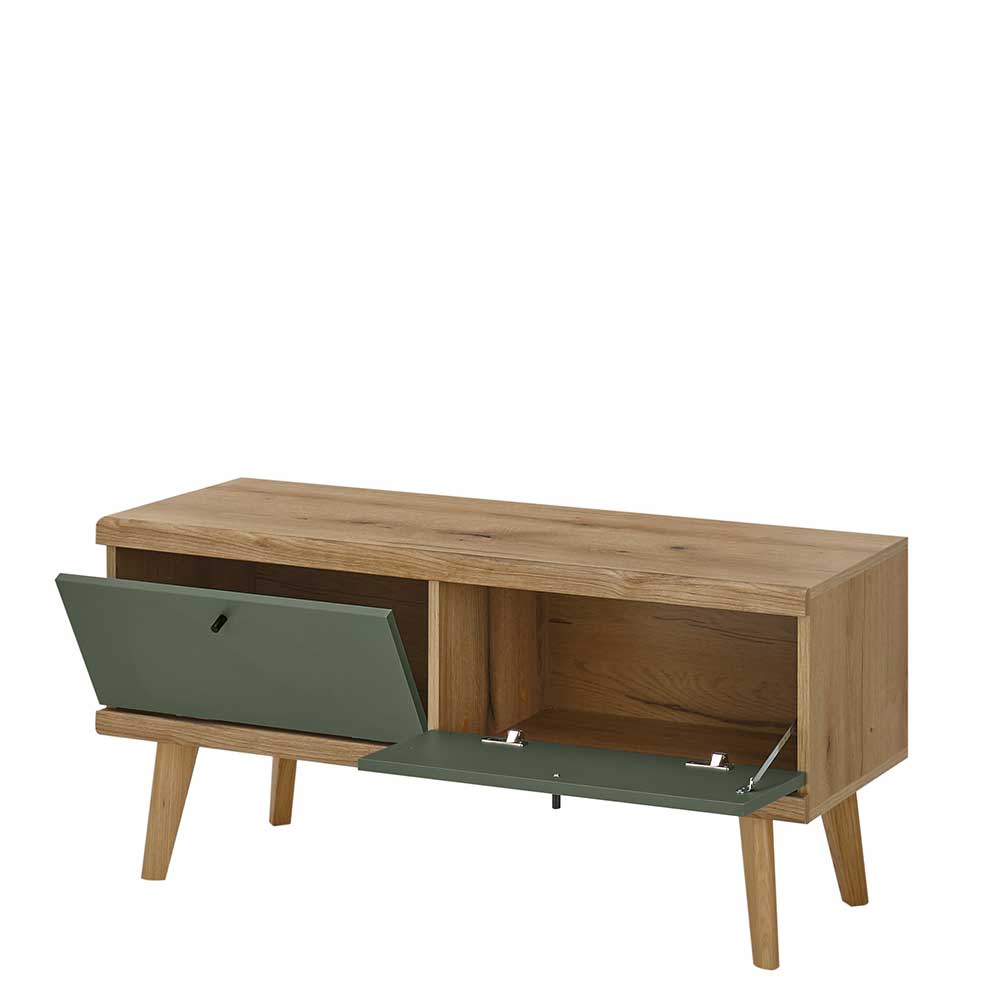 TV Unterschrank in Graugrün - Oliva