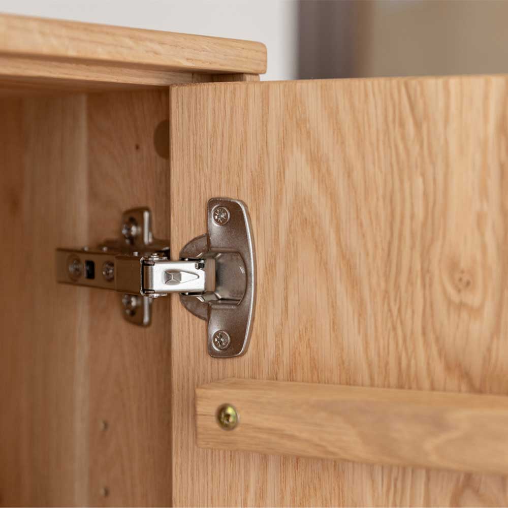 Eichenholz Sideboard mit Hirnholz Applikation - Deruta