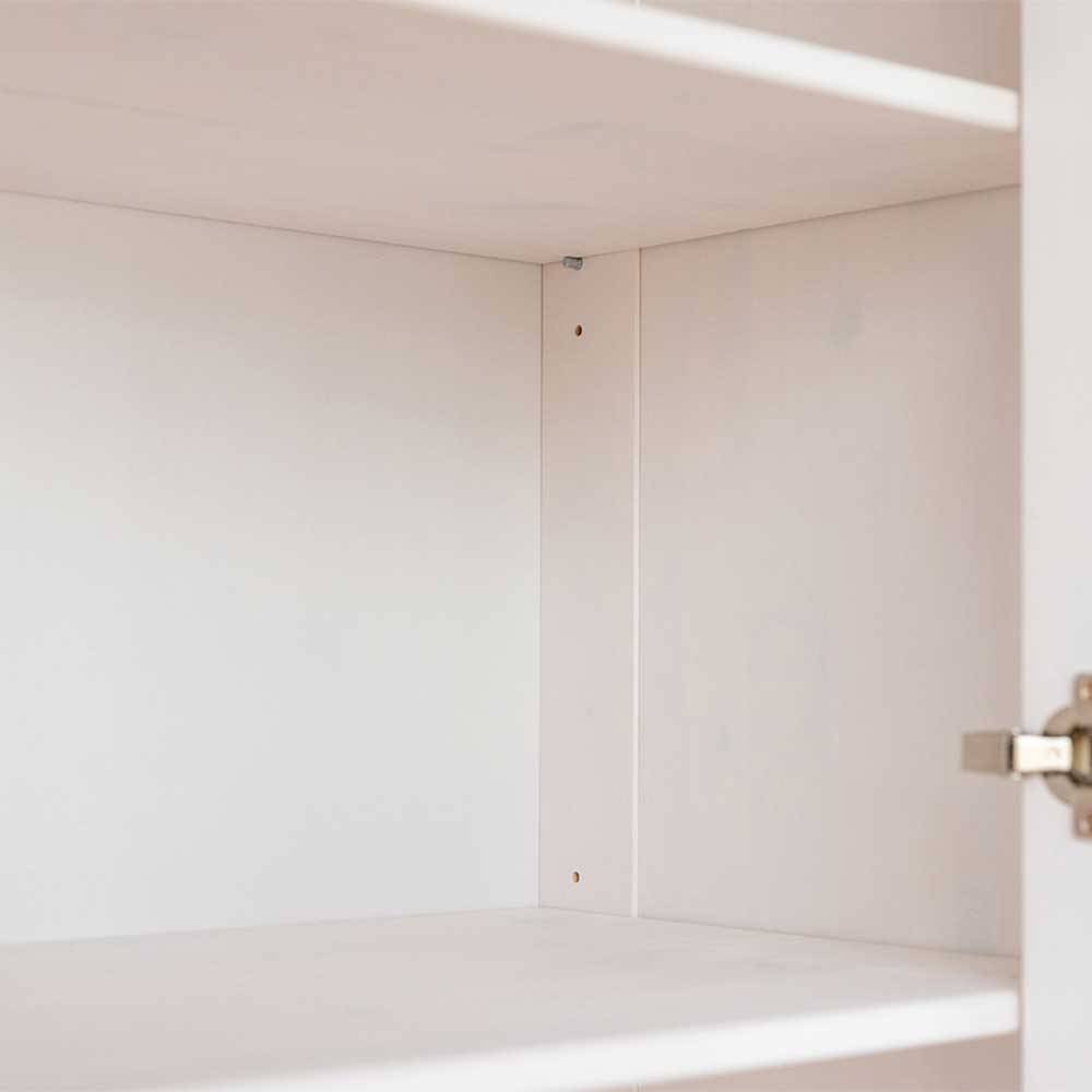 Landhaus Highboard aus Kiefer zweifarbig - Zalya