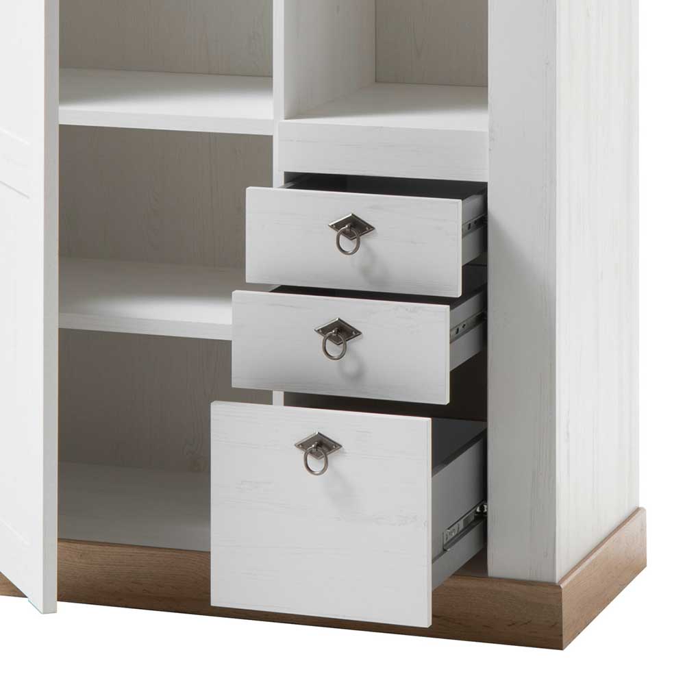 102x204x44 Wohnzimmerschrank zweifarbig - Diatara