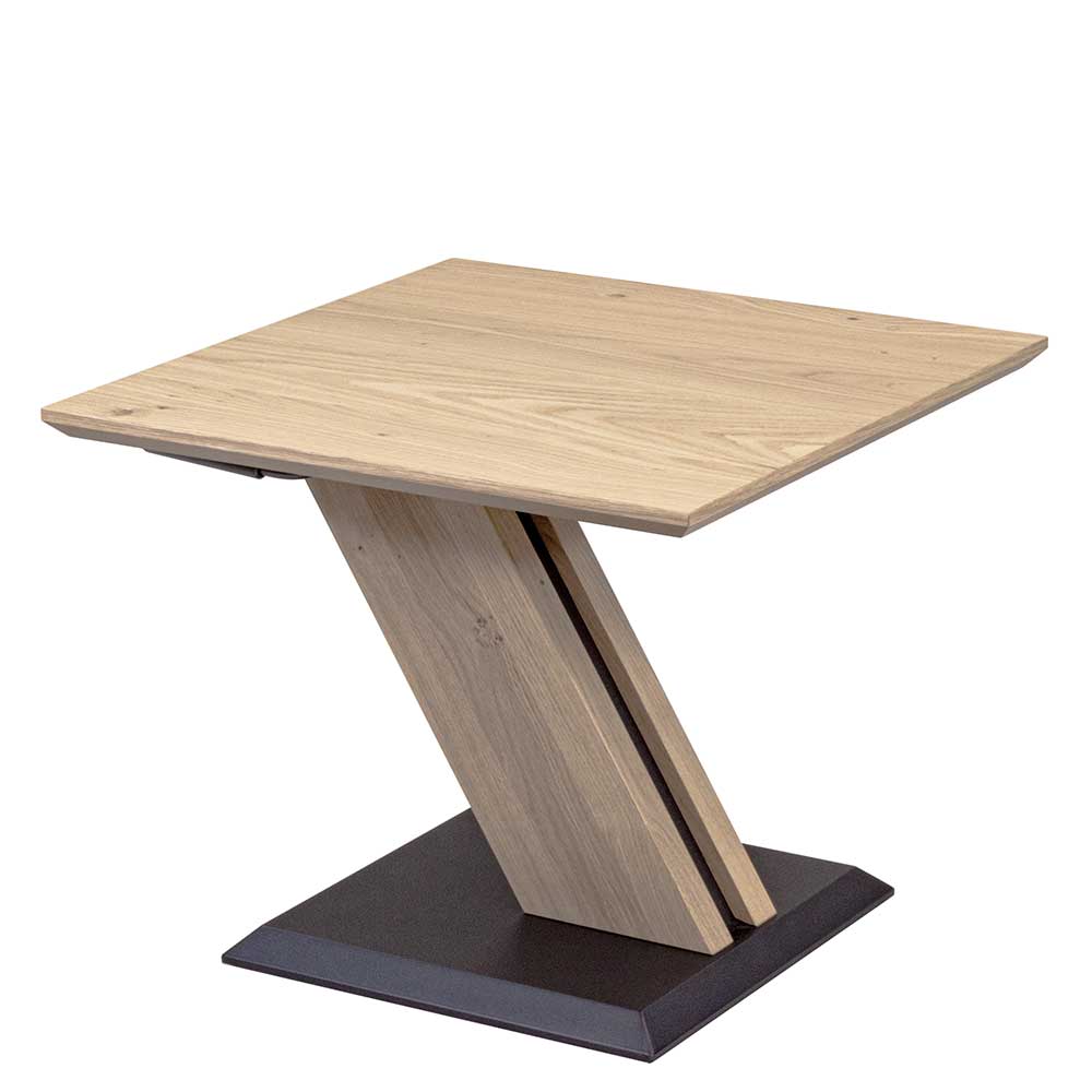 Beistelltisch im Z-Design in Wildeiche Bianco Furnier - Finesto