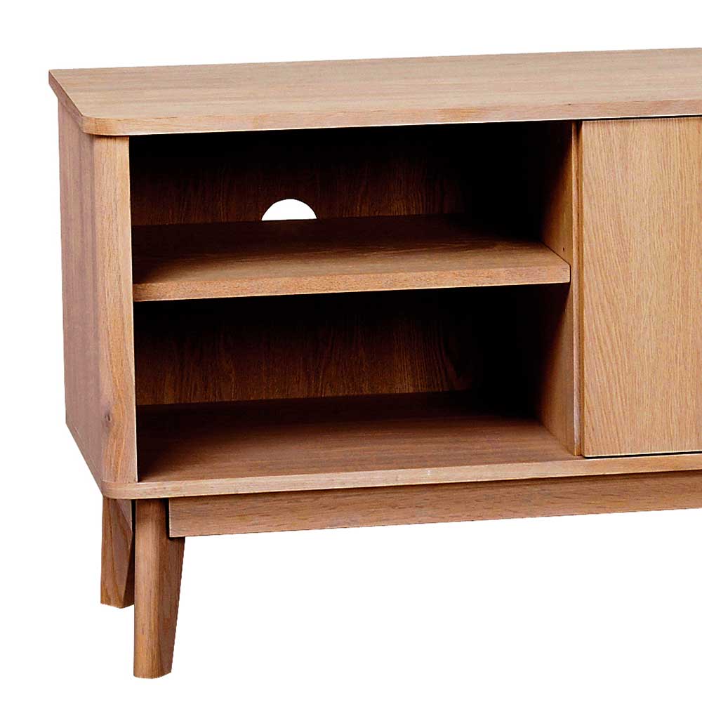 152x60x42 Retro TV Lowboard in Eiche - Adunia
