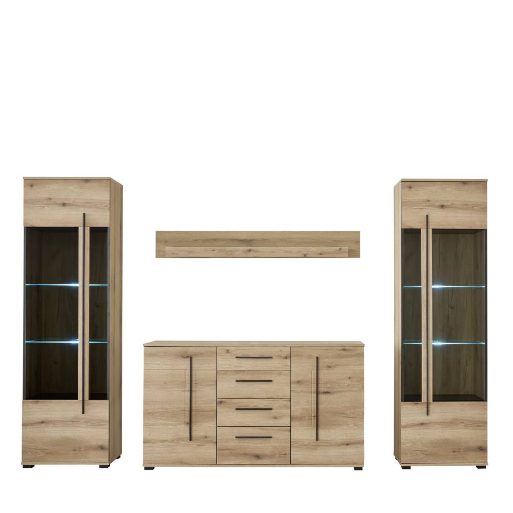 Anbauwand Möbel Set - Brocus (vierteilig)
