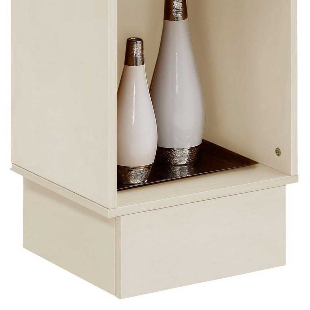 40x126x34 Kiefernholz Regal in Creme - Rospus