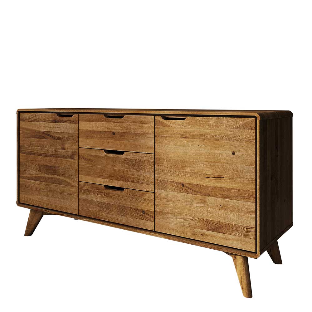 134x63x40 Holz Sideboard aus Wildeiche - Eavy