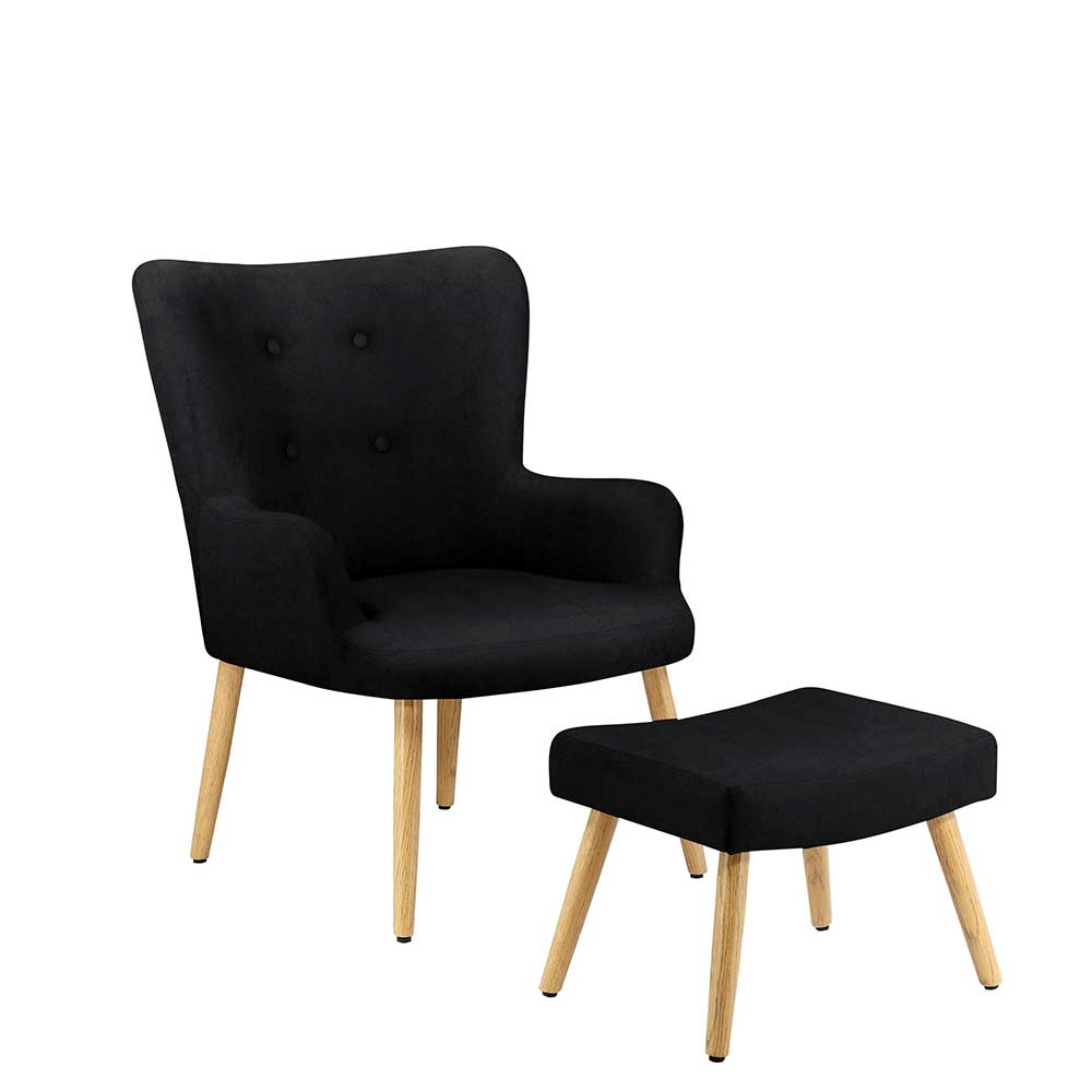 Moderner Sessel mit Hocker - Daylight (zweiteilig)