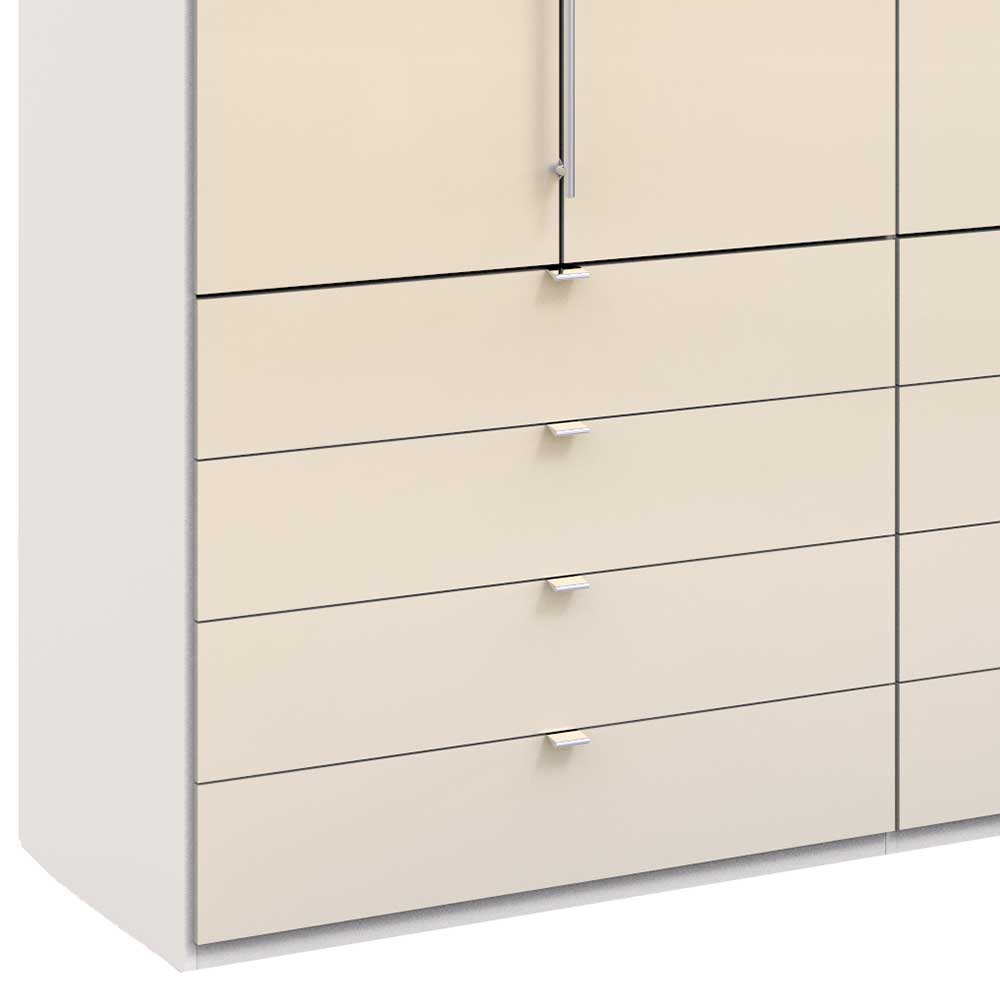 200 cm breiter Kleiderschrank mit acht Schubladen - Zidarie