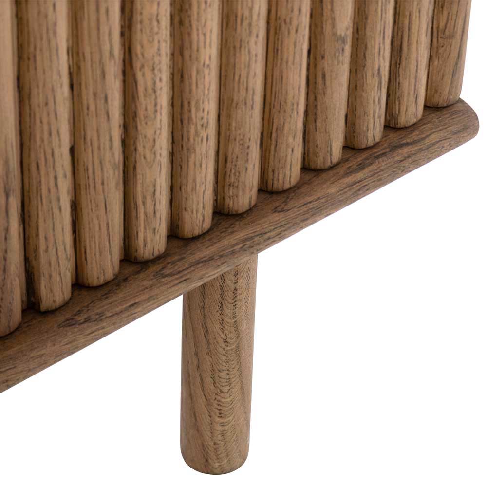 120x75x40 2-türige Kommode in Braun geölt - Maggiore