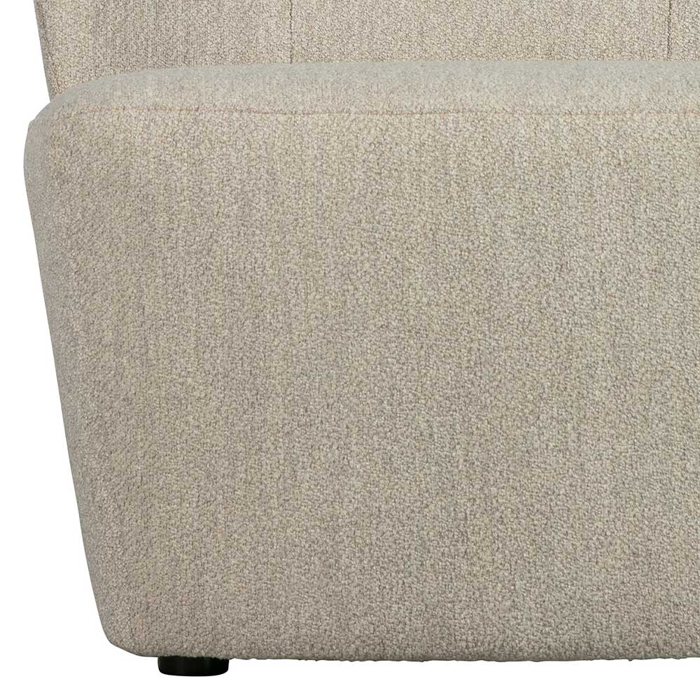 Boucle Polstersessel in Beige - Blinking