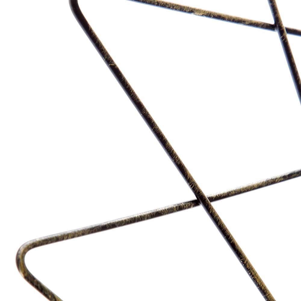 Moderner Spiegel in Altgold Metallrahmen - Emrany