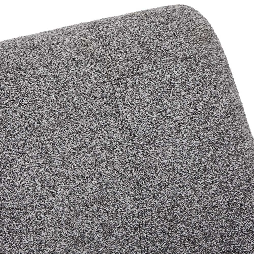 Boucle Drehstuhl in Grau - Usedita (2er Set)