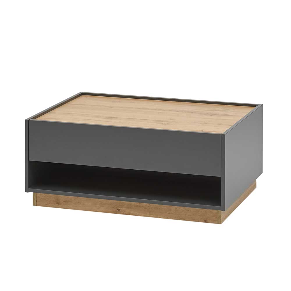 90x60 Couchtisch mit Stauraum - Ahilav