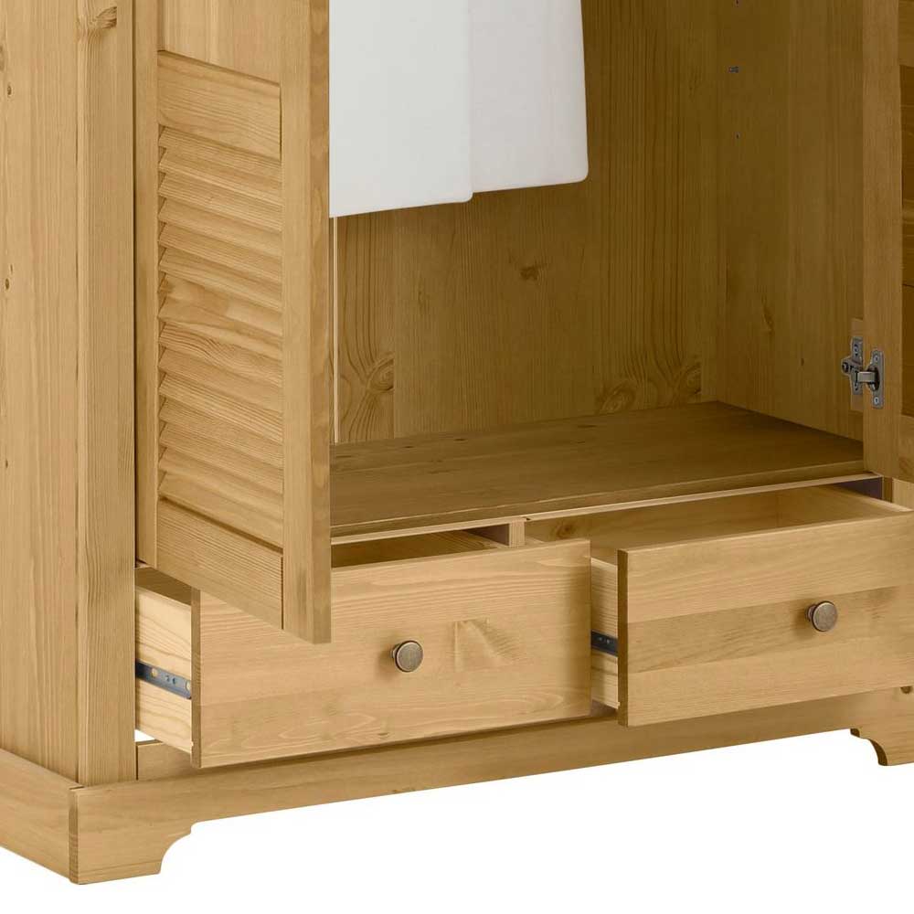 Flurschrank im Landhausstil mit 2 Türen & 2 Schubladen - Zavieca