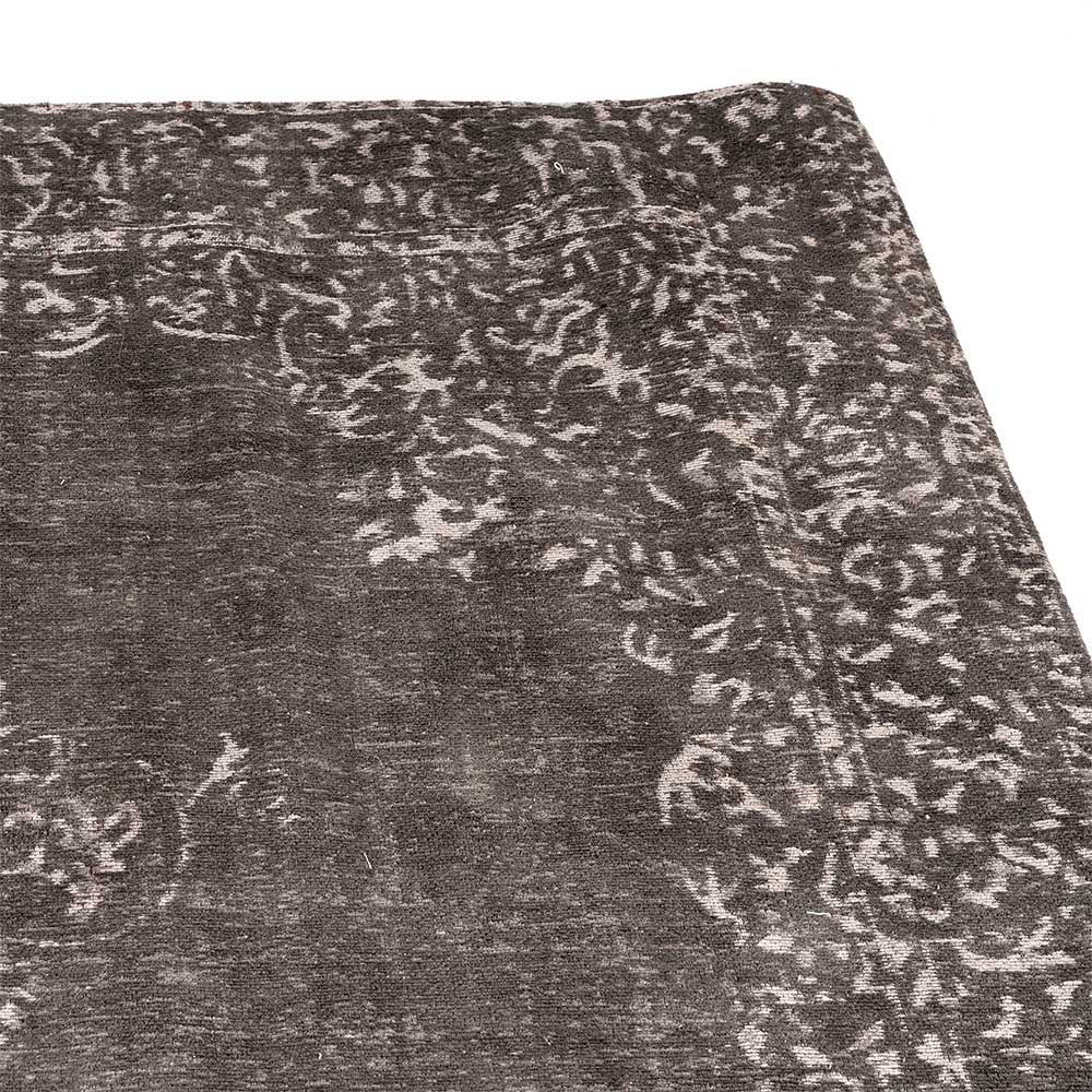 Vintage Design Teppich in Anthrazit - Rocks