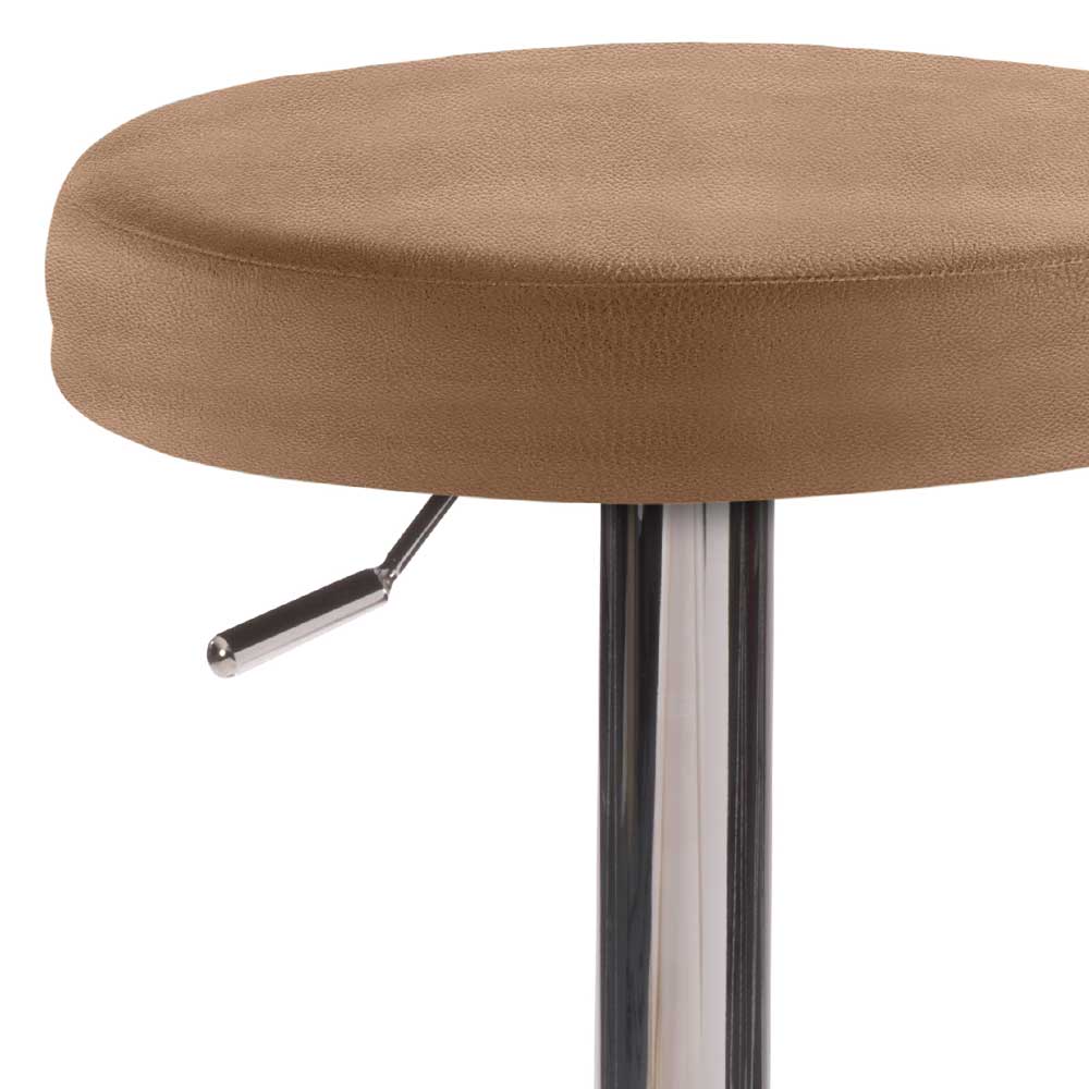 Designer Barhocker in Hellbraun - Cariom