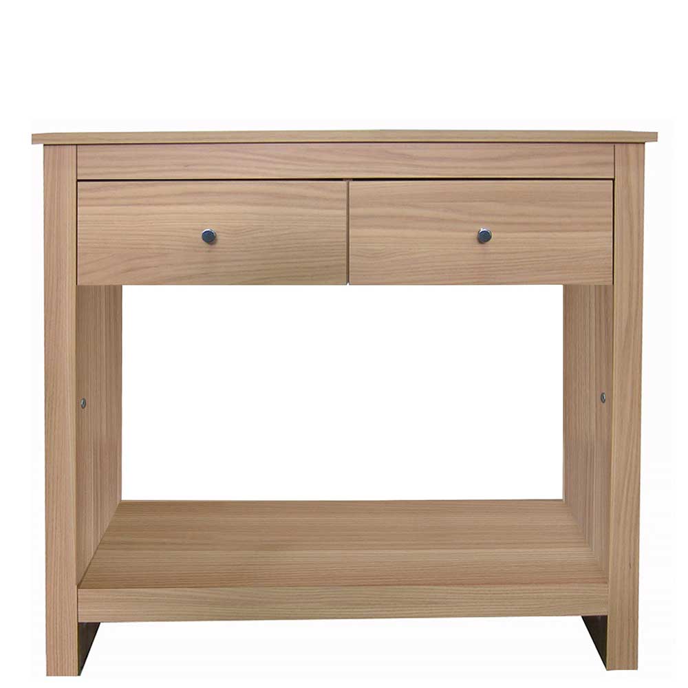 97x76x35 cm Konsolentisch in Eichefarben - Eliandas