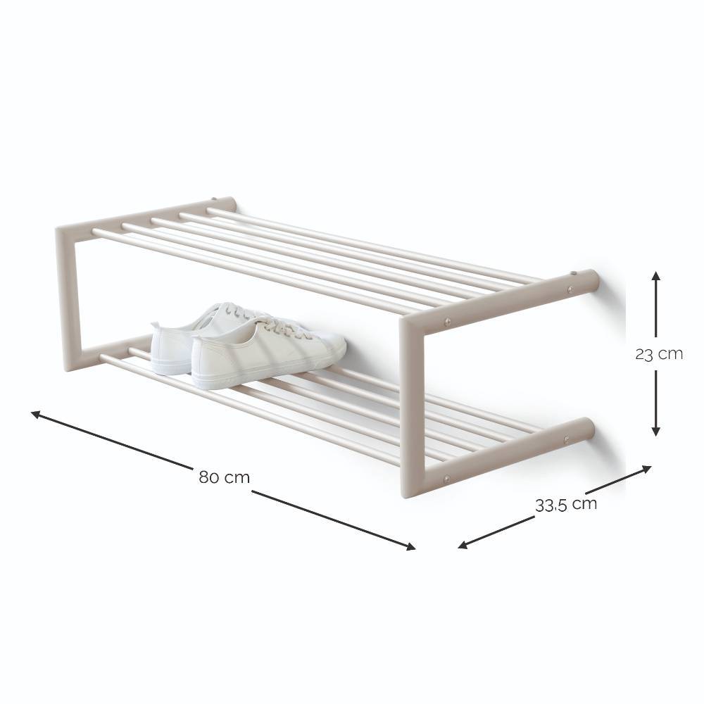 80cm breites Wandregal für Schuhe - Island